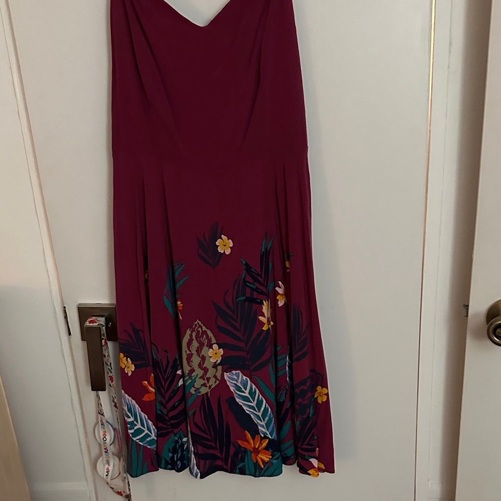 Old Navy Purple Floral Summer Dress